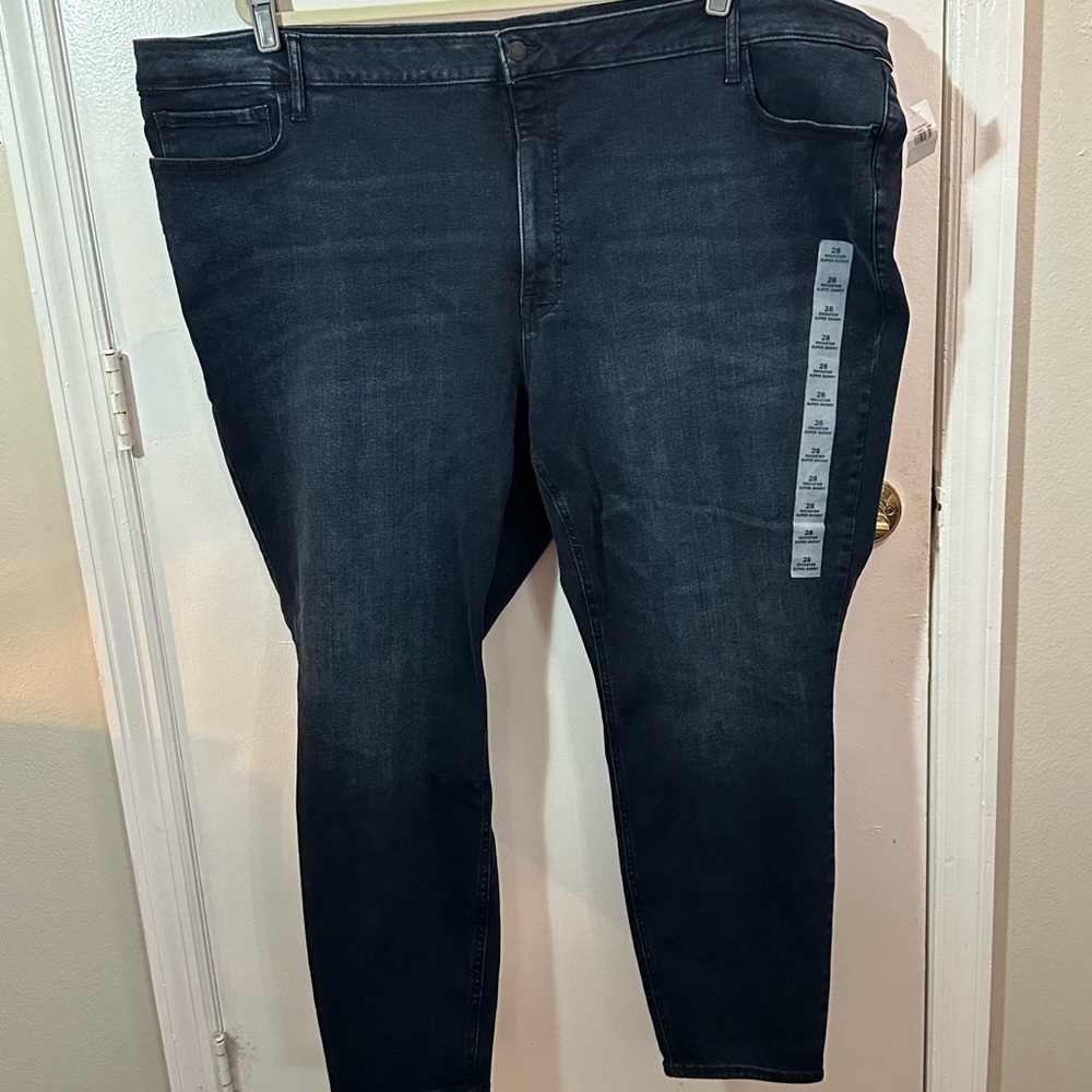 Old Navy Women's Dark Blue Skinny Jeans